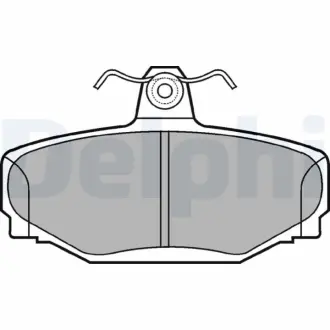 Задние тормозные колодки delphi LP637