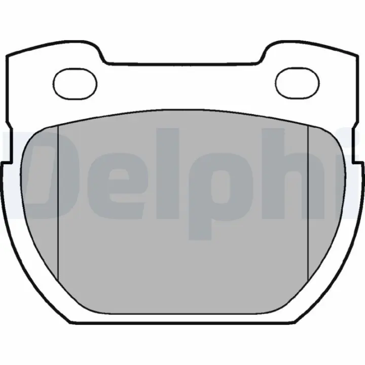Задние тормозные колодки delphi LP777