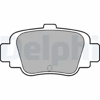 Задние тормозные колодки delphi LP780