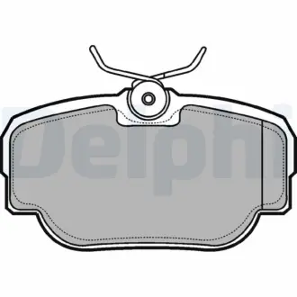 Задние тормозные колодки delphi LP914
