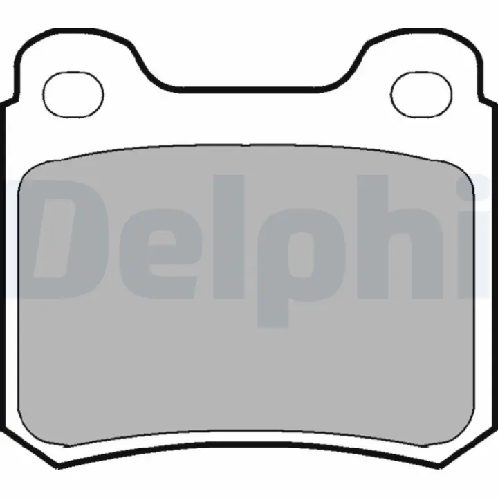 Задние тормозные колодки delphi LP915
