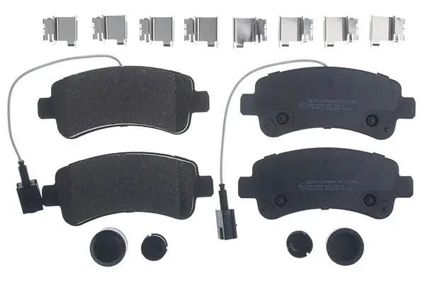 Колодки гальмівні зад Citroen Jumper Fiat Ducato Opel Movano C Peugeot Boxer 2.0D-Electric 04.06- denckermann B111356