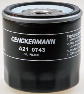 Масляний фільтр denckermann A210743