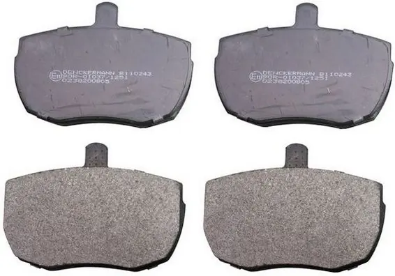 Передние тормозные колодки denckermann B110243