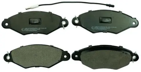 Передние тормозные колодки denckermann B110648