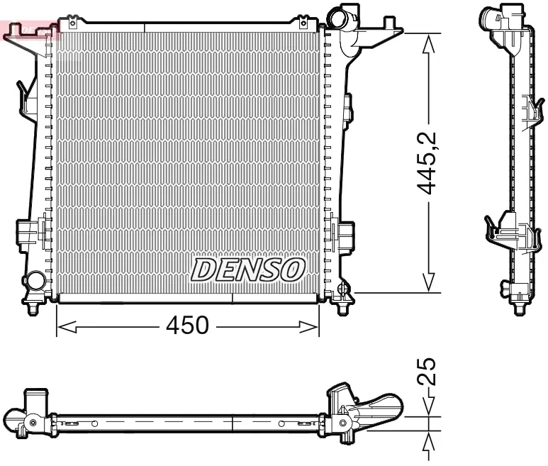 Радіатор інтеркулера Denso DRM43006 (фото 1)