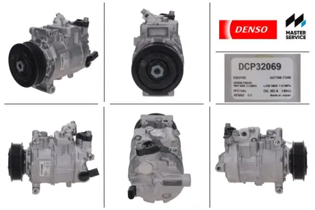 Компрессор новый VW MULTIVAN V (7HM, 7HN, 7HF, 7EF, 7EM, 7EN) 09-,TRANSPORTER V автобус (7HB, 7HJ denso DCP32069