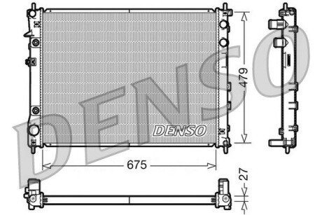 Конденсер denso DRM36012 на Субару Трибека б9