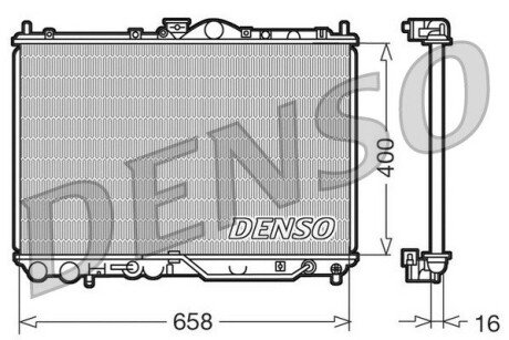 Конденсер denso DRM45011 на Митсубиси Спейс стар