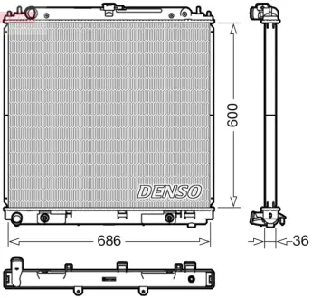 Конденсер Denso DRM46042