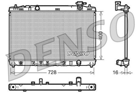 Конденсер denso DRM50041