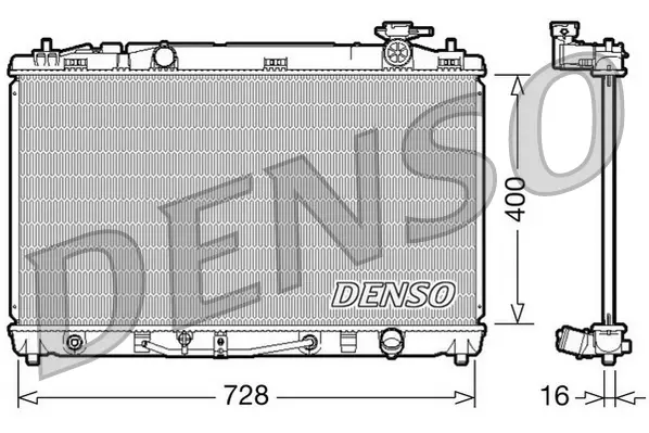 Конденсер Denso DRM50042 (фото 1)