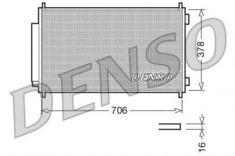 Воздушный фильтр denso DCN40002