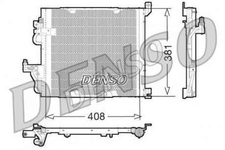 Конденсер кондиціонера denso DCN20012