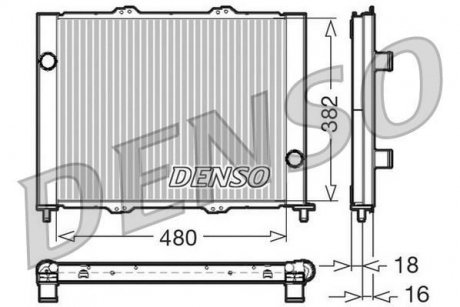 Радиатор denso DRM23099