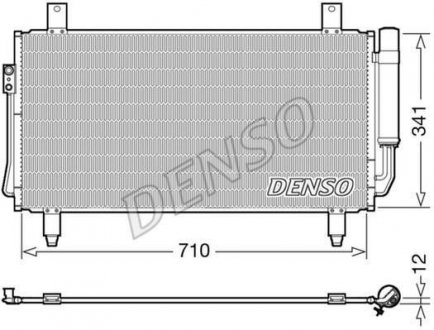 Радиатор кондиціонера denso DCN45006
