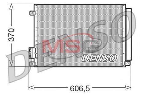 Радіатор кондиціонера denso DCN09045