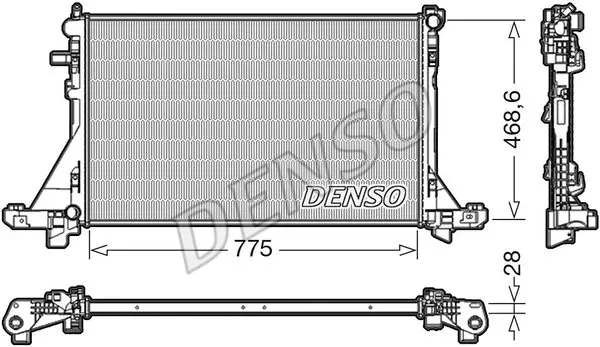 Радiатор Master / Movano / NV400 ""10>> denso DRM23093