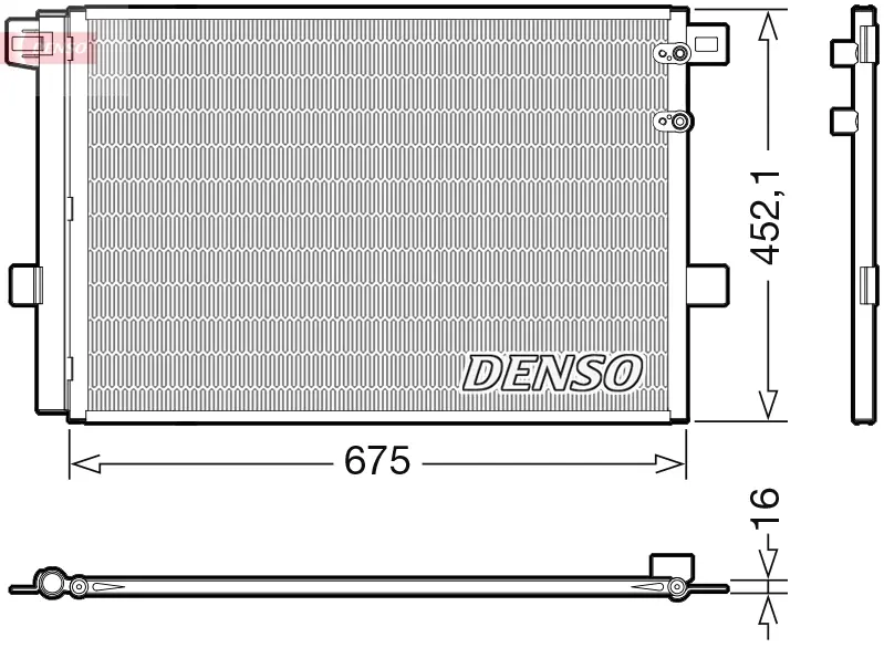 Радіатор охолодження двигуна Denso DCN32065 (фото 1)
