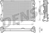 Радиатор охлаждения двигателя denso DRM17046