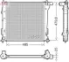 Радіатор охолодження двигуна Denso DRM41020 (фото 1)