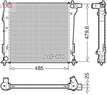 Радиатор охлаждения двигателя denso ""DRM41020" на Hyundai Туксон