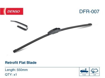 Щётка стеклоочистителя бескаркасная 550 mm denso DFR007 на Мерседес W168 (а160)