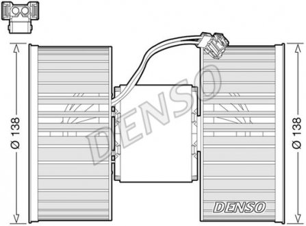 Вентилятор салону BMW X3 2004 - 2011 denso ""DEA05006"