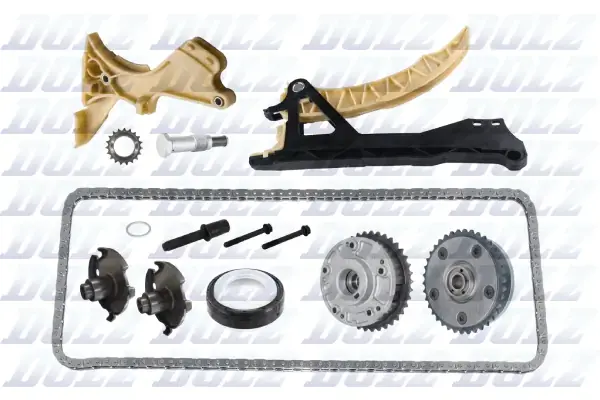 Комплект ланцюга ГРМ з ваносними шестернями BMW N42/N46 1,6/1,8 (вир-во) DOLZ SKCB012V