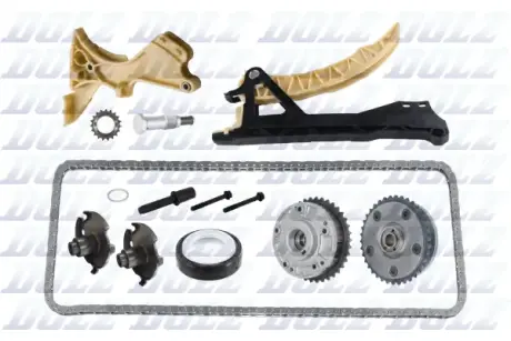 Комплект ланцюга ГРМ з ваносними шестернями BMW N42/N46 1,6/1,8 (вир-во) DOLZ SKCB012V Бмв X1