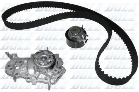 NISSAN К-кт ГРМ (помпа + ролик + ремень) KUBISTAR 1.2, RENAULT CLIO III 1.2 05-14 DOLZ KD039 Рено Modus
