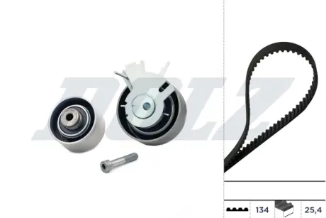 SKF К-кт. ГРМ (рем.+2шт.ролика+крепление) Citroen Berlingo 1.6, Peugeot 307 1.6 DOLZ SKD042