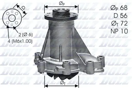 Водяна помпа (насос) DOLZ M276