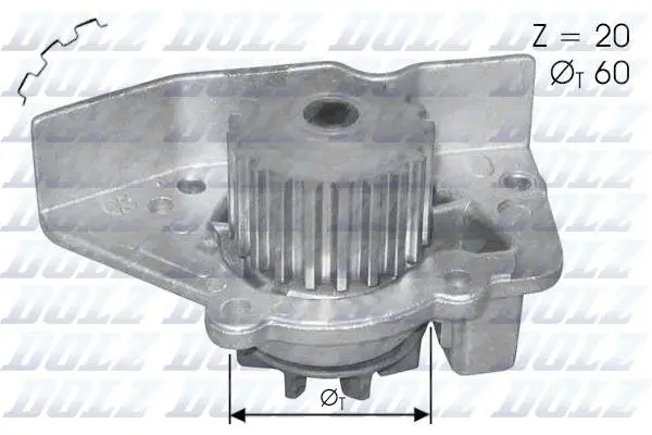 Водяная помпа (насос) DOLZ N406