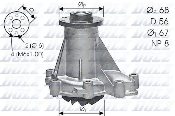 Водяная помпа (насос) DOLZ M176