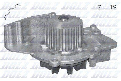 Водяна помпа Fiat/Ford/PSA/Volvo 1.6DMultijet/2.0DMultijet/2.0Hdi/2.0TDCi/2.2 HDi 2000- dolz C127 на Ситроен С5 х7