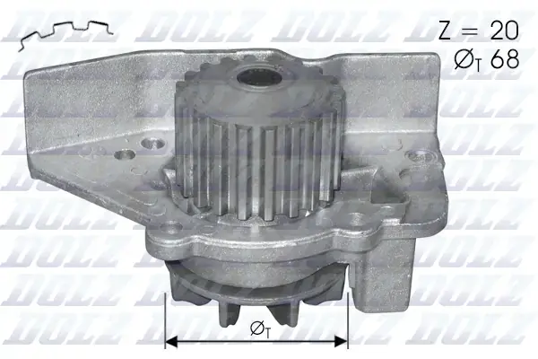 Водяная помпа (насос) DOLZ C118