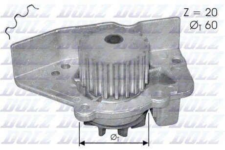 Водяной насос dolz N405