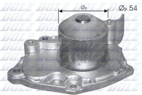 Водяной насос dolz R219 на Рено Сценик 2