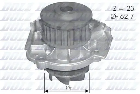 Водяная помпа (насос) DOLZ S319 Фиат Пунто 1