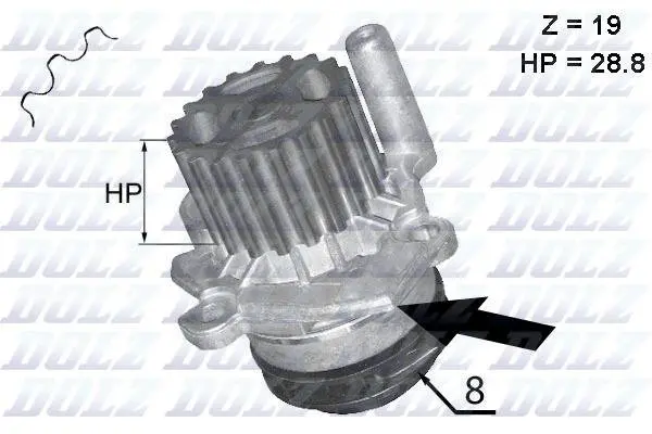 Водяная помпа (насос) DOLZ A224