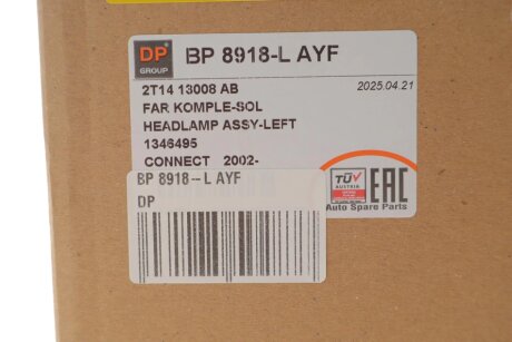 Передняя фара dp group BP8918LAYF