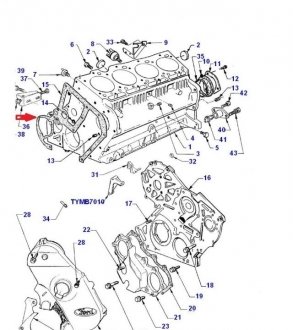 Прокладка крышки dp group ES1569ARI