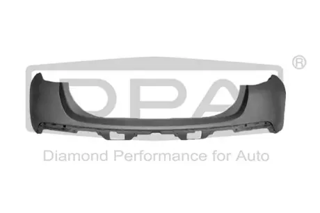 Задній бампер; ґрунтований DPA 81008602 Бмв X1