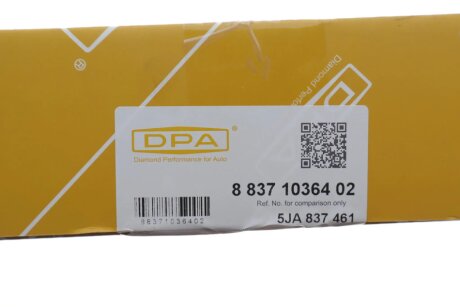 Регулятор вікна, передній лівий dpa 88371036402