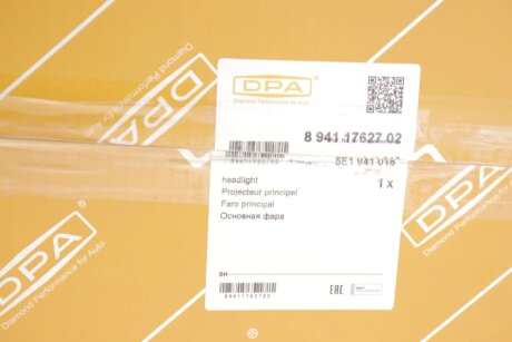 Передня фара dpa 89411762702