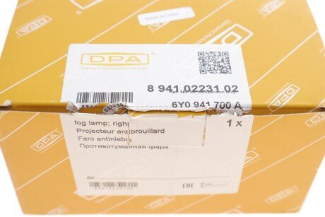 Противотуманка права dpa 89410223102