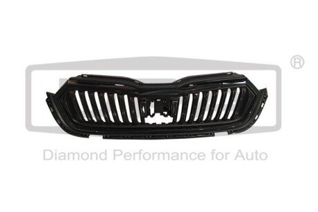 Решітка радіатора; з рамкою; без емблеми; чорна dpa 88531824902 на Шкода Octavia A8