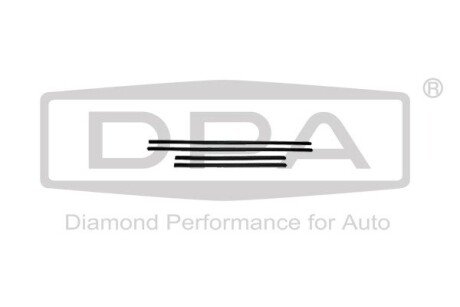 Захисні молдінги дверей dpa 88530006602 на Шкода Фабия 1