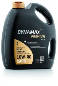 Масло моторное PREMIUM SN PLUS 10W40 (4L) DYNAMAX 502648